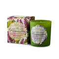 Nesti Dante Romantica candle: Tuscan lavender & verbena, green glass jar