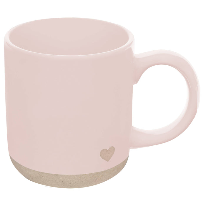 *NEW* Heart Pink Stoneware Coffee Mug - Valentine's Day Gift - Magnolia Lane co. Home + Garden + Gift