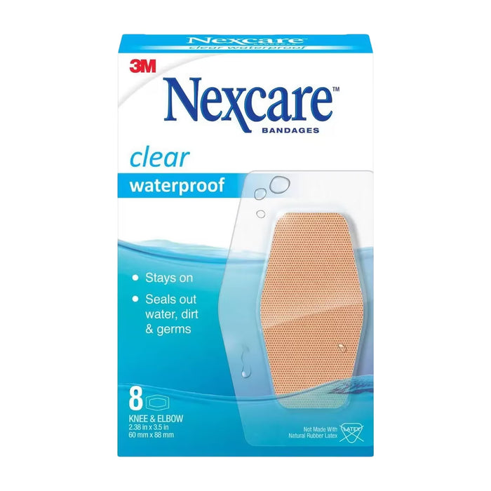 Nexcare Waterproof Knee & Elbow Bandages – 8 Ct – 24 Pack