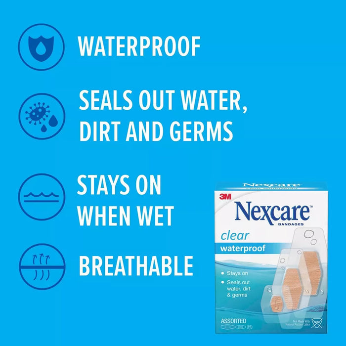 Nexcare Waterproof Knee & Elbow Bandages – 8 Ct – 24 Pack