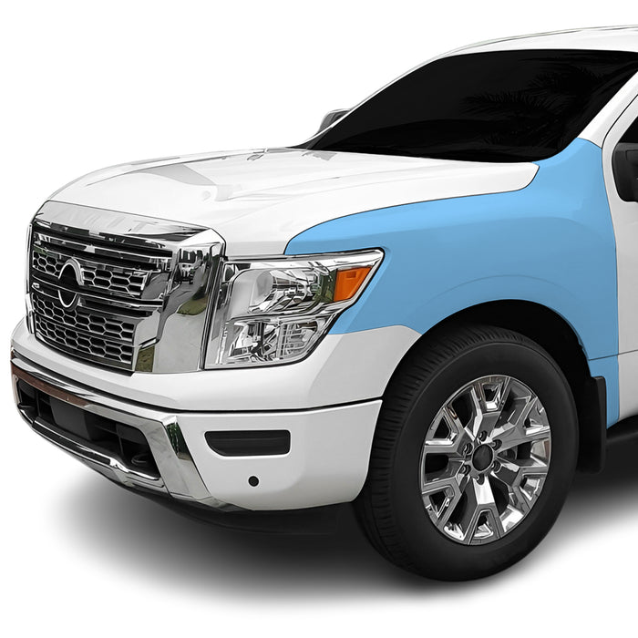 Fits Nissan Titan (S & SV) 2020+ Precut Premium Paint Protection Film Clear Bra PPF Decal Film Kit Cover - Bogar Tech Designs
