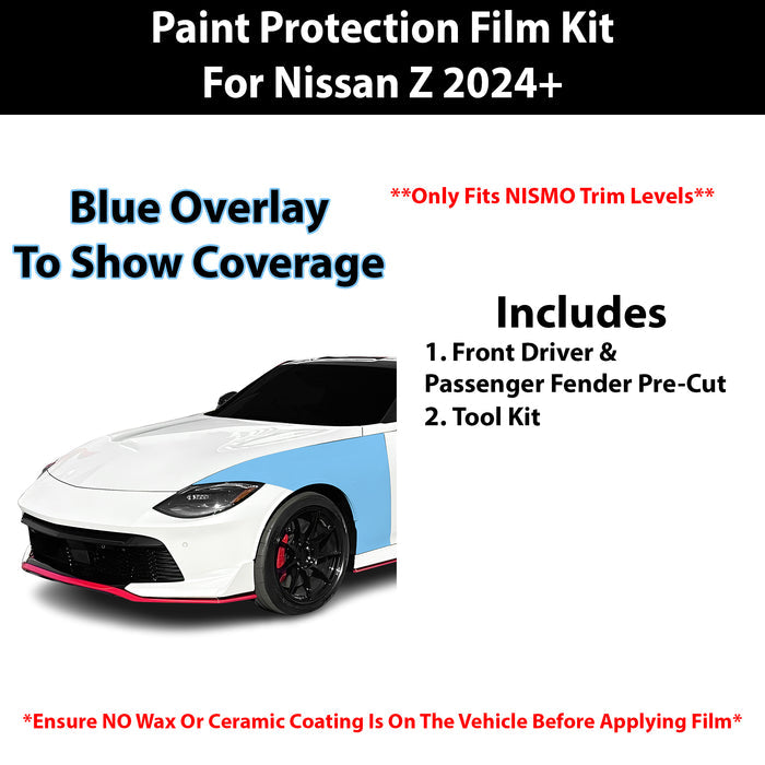 Fits Nissan Z (NISMO) 2024+ Precut Premium Paint Protection Film Clear Bra PPF Decal Film Kit Cover - Bogar Tech Designs