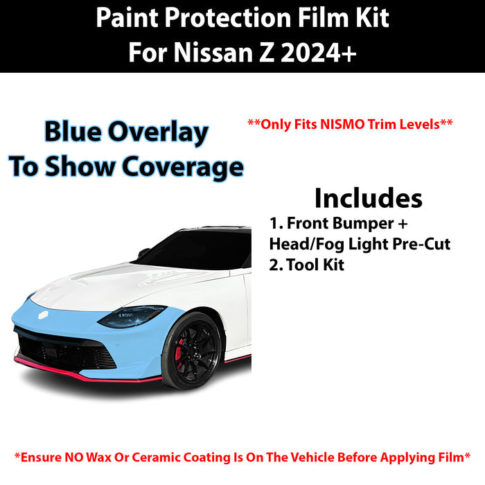 Fits Nissan Z (NISMO) 2024+ Precut Premium Paint Protection Film Clear Bra PPF Decal Film Kit Cover - Bogar Tech Designs