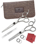 Olivia Garden SilkCut Professional Hairdressing 6.5" Shear and Thinner Case #SK-C05 LH - Palms Fashion Inc.