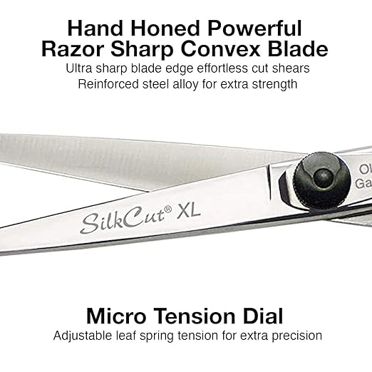 Olivia Garden SilkCut Professional Hairdressing 6.5" Shear and Thinner Case #SK-C05 LH - Palms Fashion Inc.