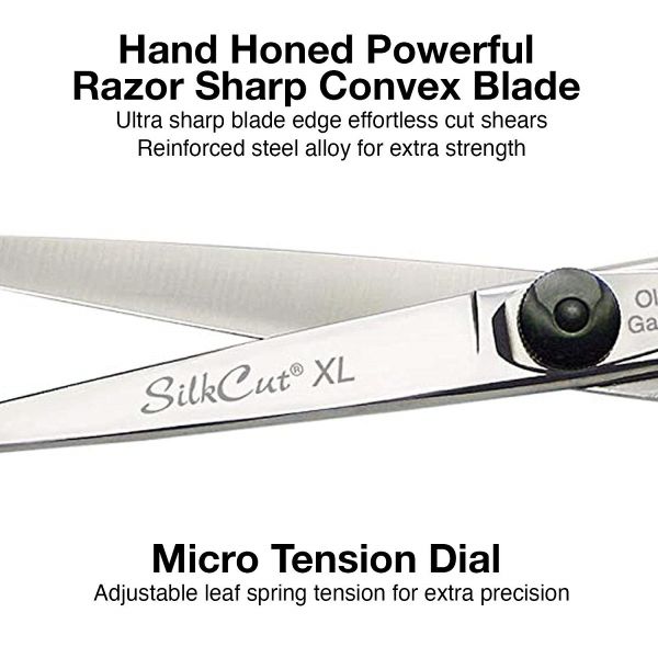 Olivia Garden SilkCut XL Professional Hairdressing 7" Shear and Thinner Case #SK-C02XL - Palms Fashion Inc.