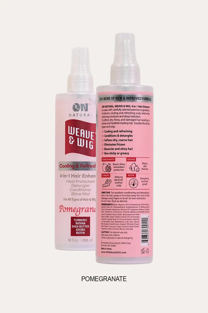 ON NATURAL 4 IN 1 HAIR ENHANCER 10oz ON NATURAL