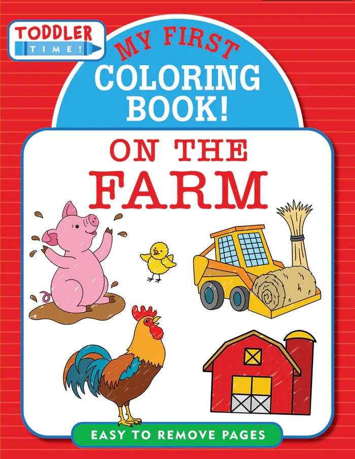 On The Farm Coloring Book