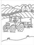 On The Farm Coloring Book