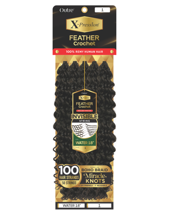 Outre X-Remy Feather Crochet Deep Miracle Knots 18"