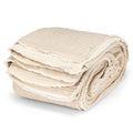 Overstitch Double/Queen Bed Cover-Beige-90"Sq - Magnolia Lane co. Home + Garden + Gift