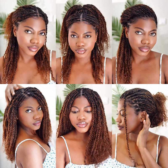 P3G5|Mix #4/30 Afro kinky Bulk Human Hair