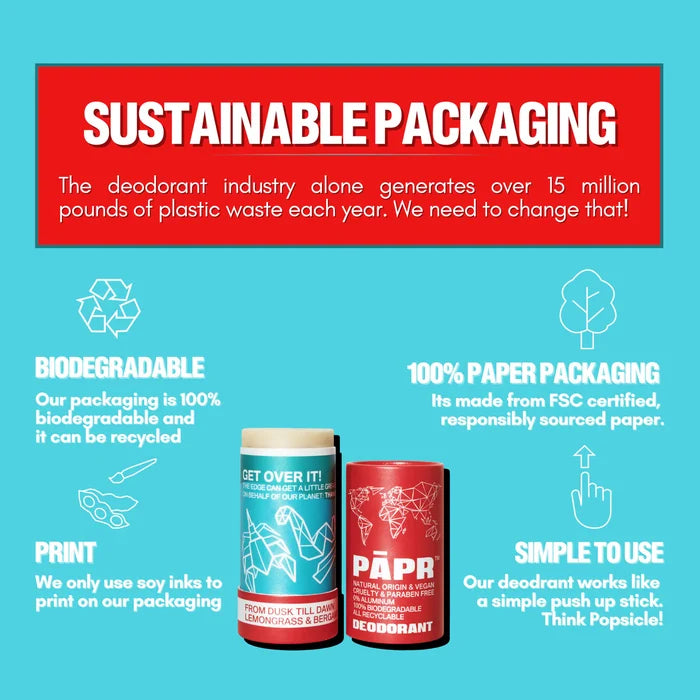 Paper Cosmetics Paper Cosmetics Deodorant - From Dusk Till Dawn, Vegan, Aluminum-Free