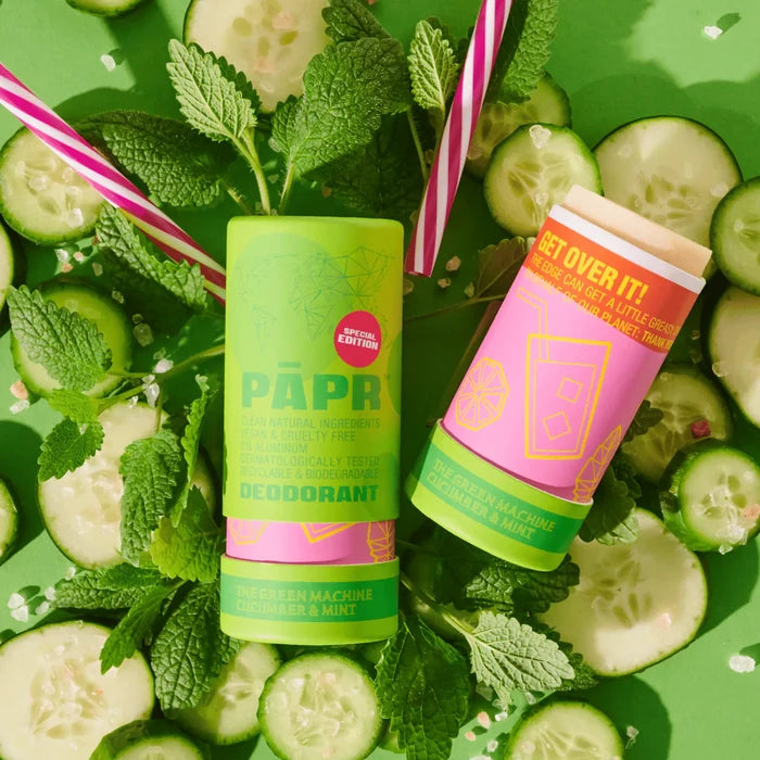 Paper Cosmetics Paper Cosmetics Deodorant - Green Machine, Vegan, Aluminum-Free