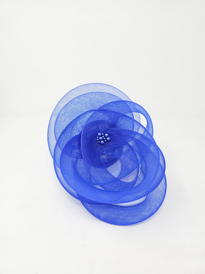 Perched Lapis Blue Fascinator