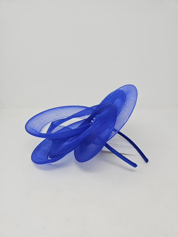 Perched Lapis Blue Fascinator