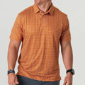Performance Polo by Burlebo- Texas Orange & White