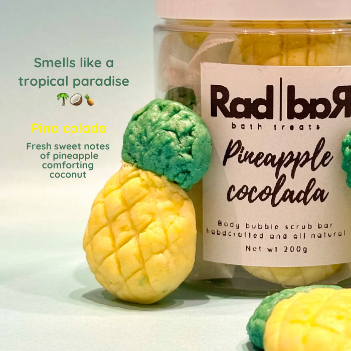 Pineapple Cocolada Body Bubble Scrub Bar