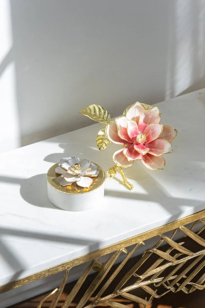 Michael Aram Pink Magnolia Decorative Object