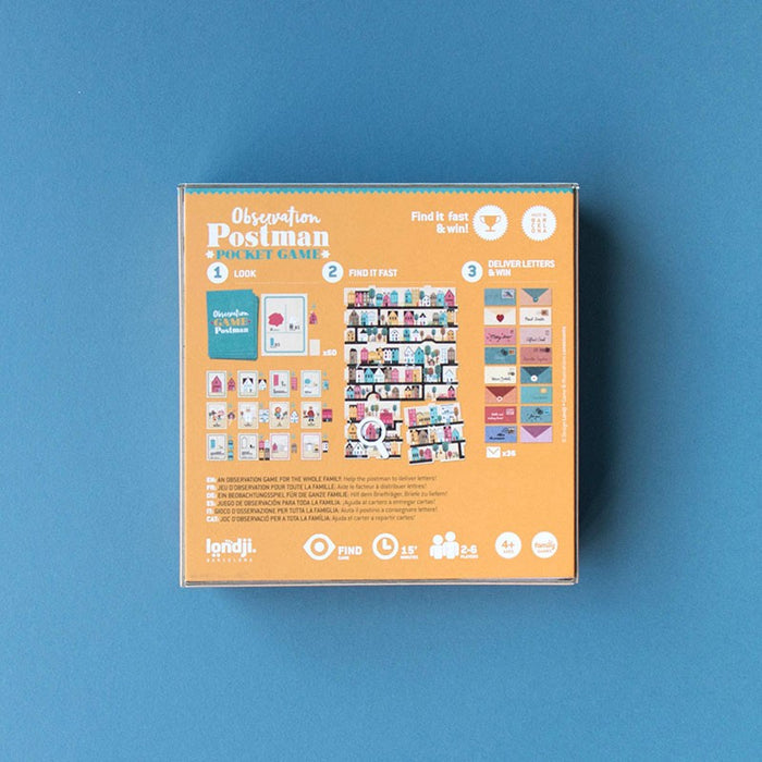 Londji - Pocket Game - Postman - Back