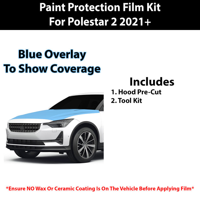 Fits Polestar 2 2021+ Precut Premium Paint Protection Film Clear Bra PPF Decal Film Kit Cover - Bogar Tech Designs
