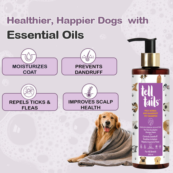 Poly Herbal Anti-Dandruff Pet Shampoo