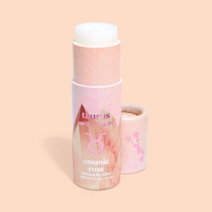 Poppy & Pout - Lip Balm, Zodiac, Taurus Cosmic Rose