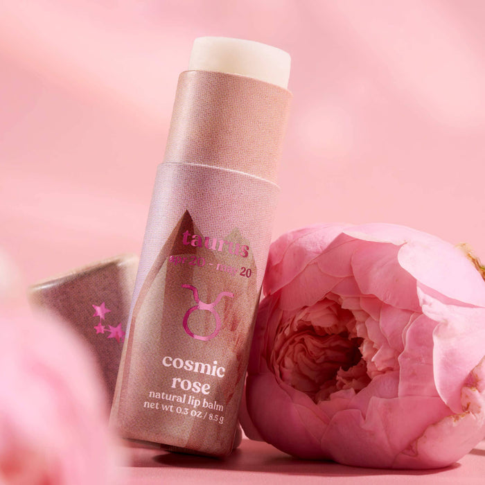 Poppy & Pout - Lip Balm, Zodiac, Taurus Cosmic Rose