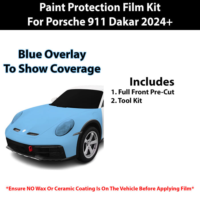 Fits Porsche 911 Dakar 2024+ Precut Premium Paint Protection Film Clear Bra PPF Decal Film Kit Cover - Bogar Tech Designs