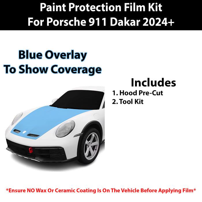 Fits Porsche 911 Dakar 2024+ Precut Premium Paint Protection Film Clear Bra PPF Decal Film Kit Cover - Bogar Tech Designs