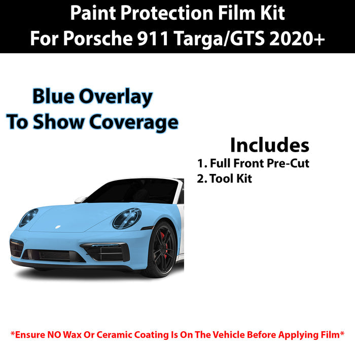 Fits Porsche 911 Targa & GTS 2020+ Precut Premium Paint Protection Film Clear Bra PPF Decal Film Kit Cover - Bogar Tech Designs