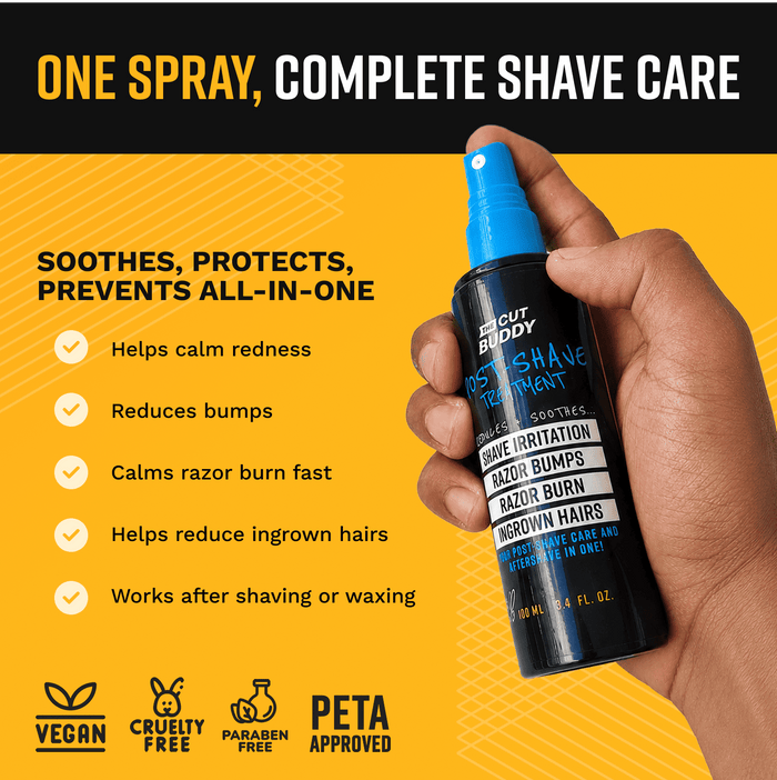 Post Shave Irritation Solution - Citrus 3.4 oz - The Cut Buddy - The Cut Buddy