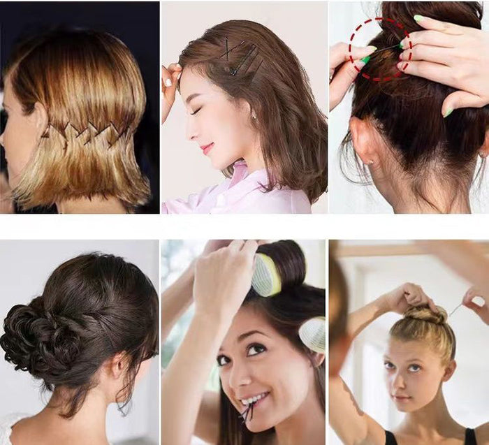 Premium Black Bobby Pins – Extra Thick & Strong Hairpins for Updos, Flyaways, and Daily Use