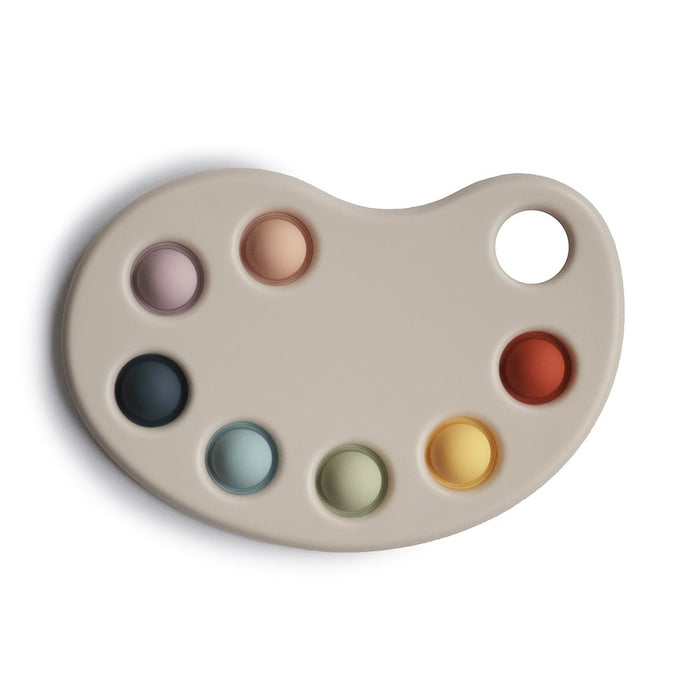 Mushie - Press Toy - Paint Palette - Multi