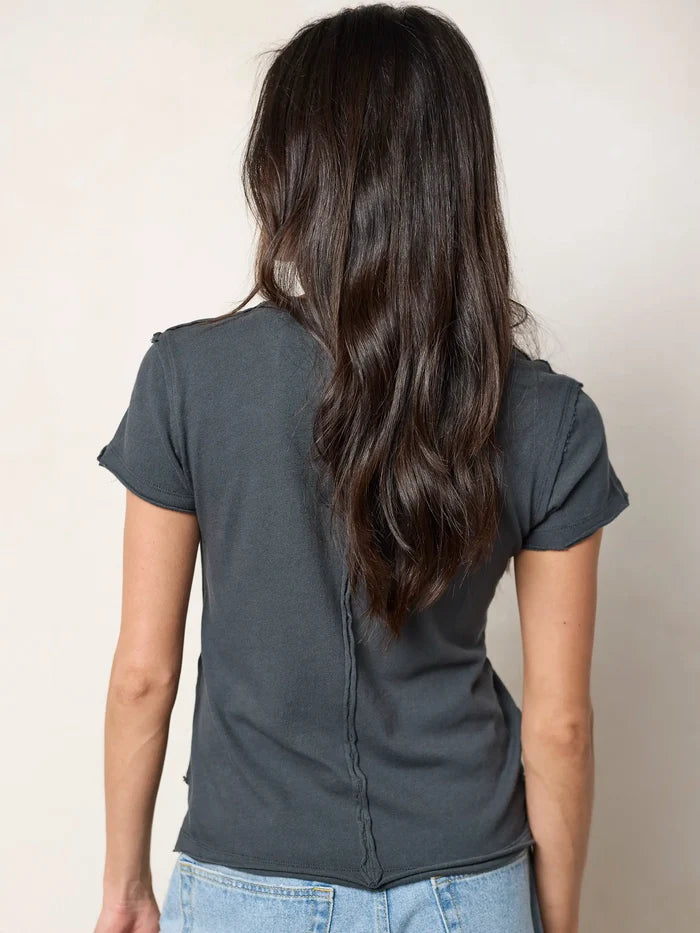 Printed Embroidered Cotton Baby Tee - Cat-view 5
