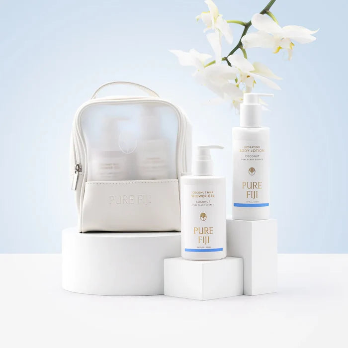 Pure Fiji Skincare Coconut Pure Fiji Body Mates with Toiletry Bag