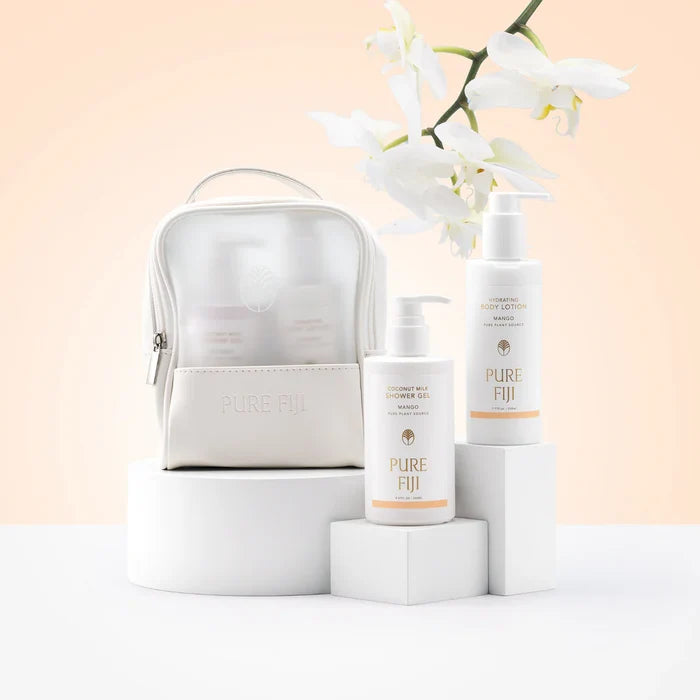 Pure Fiji Skincare Mango Pure Fiji Body Mates with Toiletry Bag