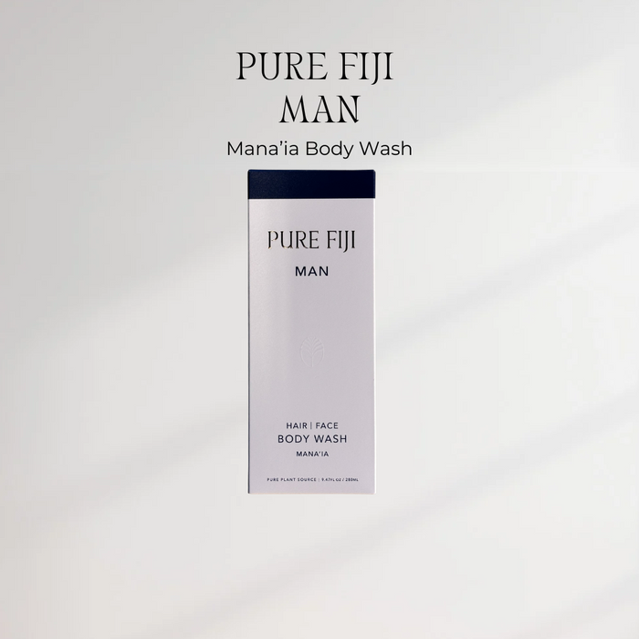 Pure Fiji body wash Pure Fiji MAN Hair, Face and Body Wash 280ml Mana'ia