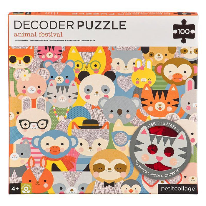 Puzzle - Decoder - Animal Festival - 100 pieces