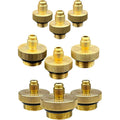 Quick Connect Brass set w/o Holder (9)