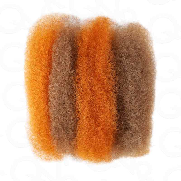 Two Colors #P6/SOrange4 / 3 Packs (Full Head) / 10''