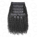 bouncy ramen curl human hair clip ins