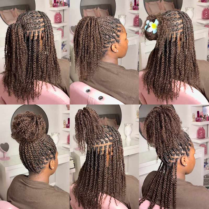 Dark Brown #4 / 10'' / 4 Packs