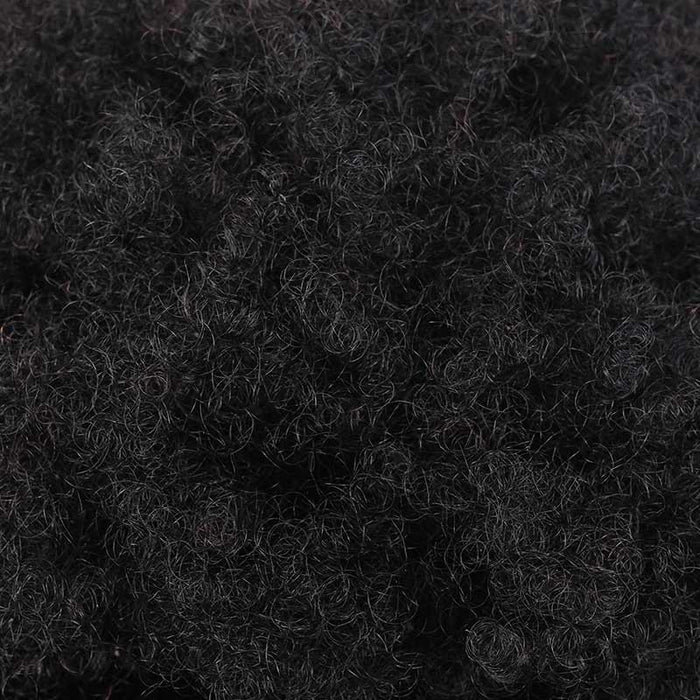 4c texture drawstring afro puff human hair ponytail extensions natural black