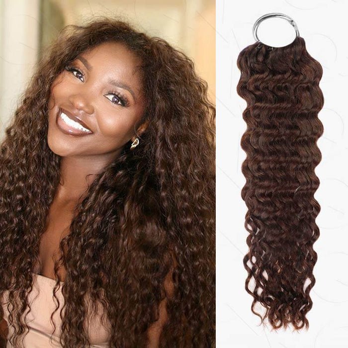 Dark Brown#4 / 14'' / 3 Packs (Full Head)