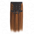soft straight human hair clip ins for black women volume boost