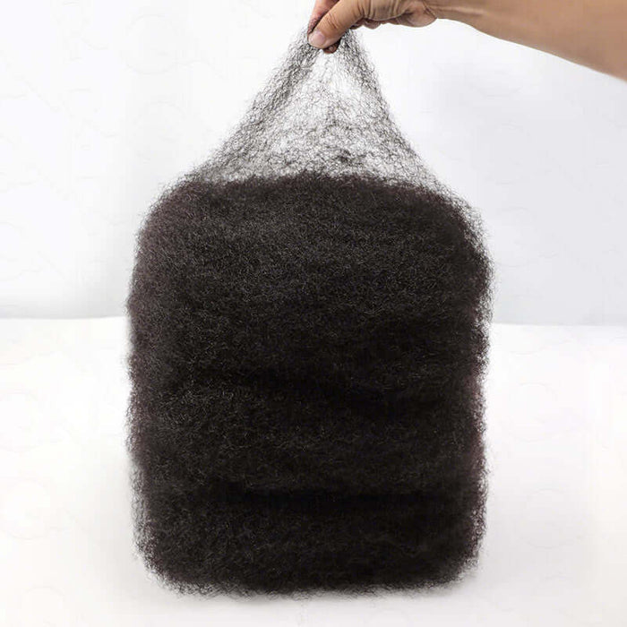 natural afro kinky human hair bulk for black girls