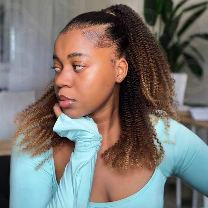 machine made ombre crochet hair for easy protective styling