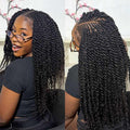 QVR Premium Upgraded Afro Kinky Bulk Human Hair for Braiding & Mini Twists