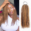 ombred colored feather crochet human hair extensions from qvr